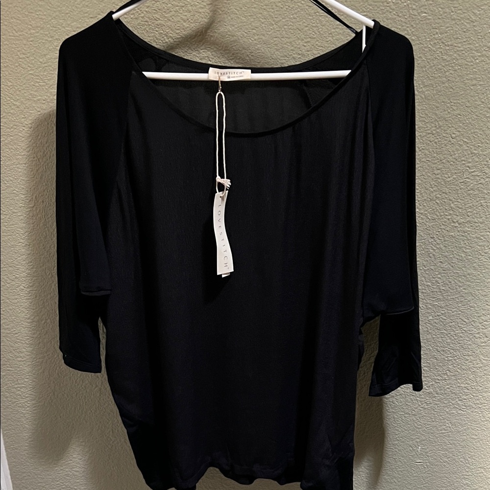 Lovestitch Black Women's Blouse